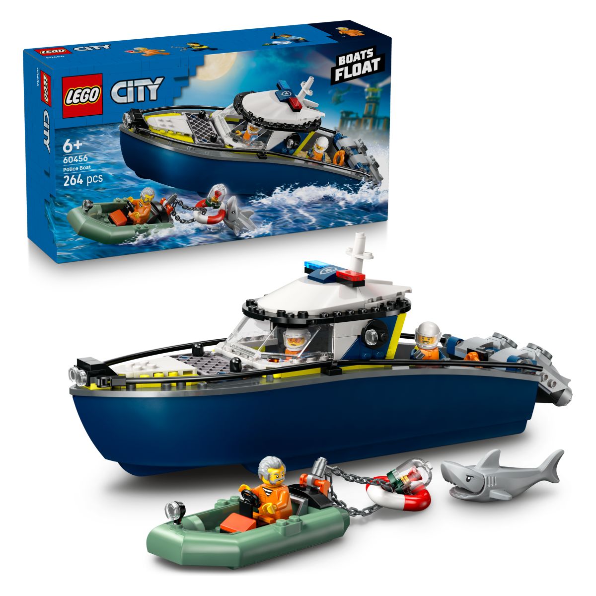 Lego City 60456 Pregon s policijskim čolnom
