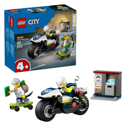 Lego City 60455 Pregon s policijskim motorjem