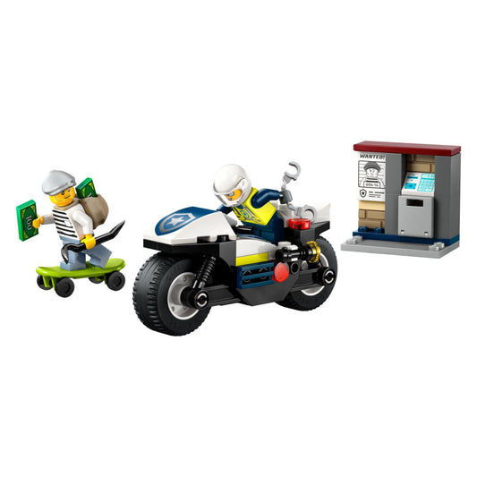 Lego City 60455 Pregon s policijskim motorjem