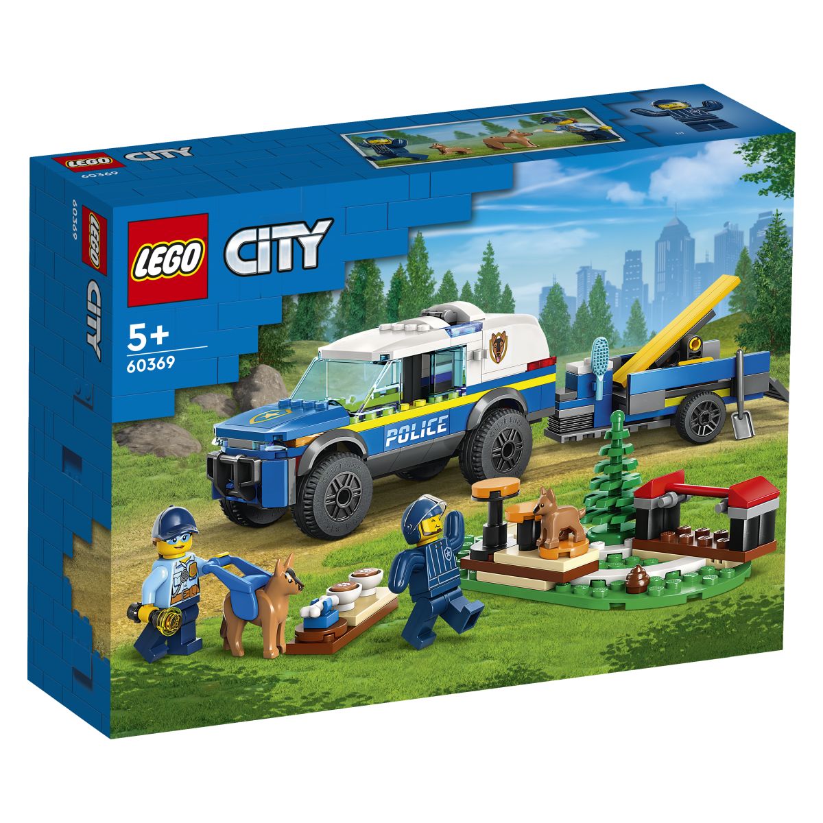 Lego City 60369 Pasje usposabljanje pri mobilni policiji