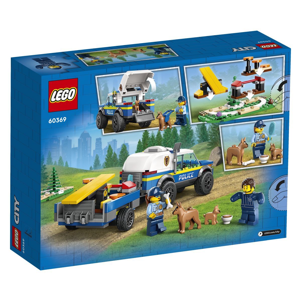 Lego City 60369 Pasje usposabljanje pri mobilni policiji