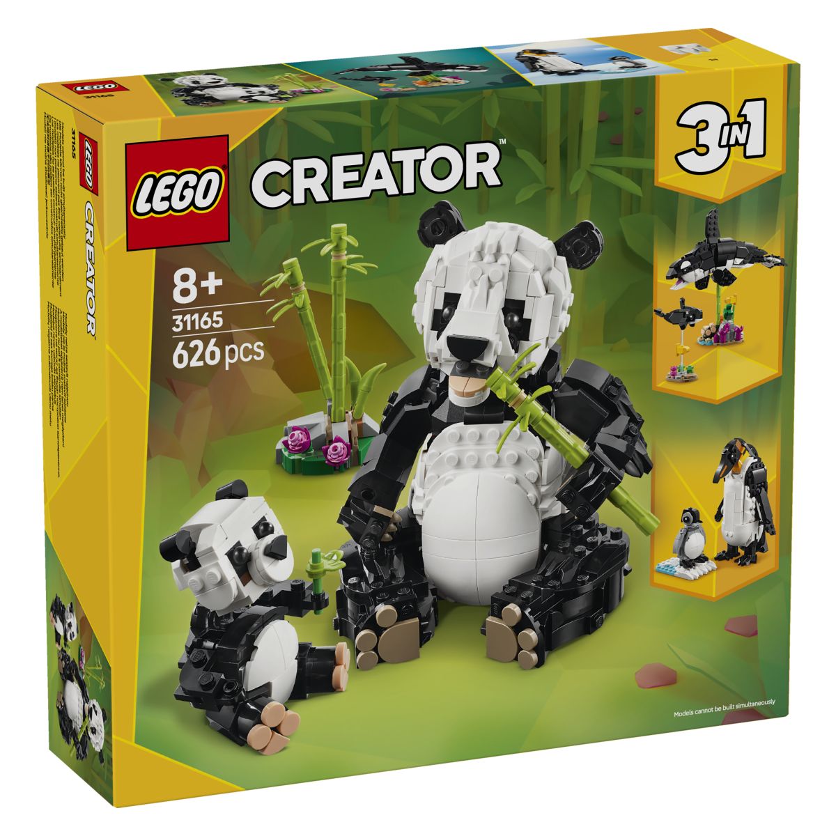 Lego Creator 31165 Divje živali: družina pand 3v1
