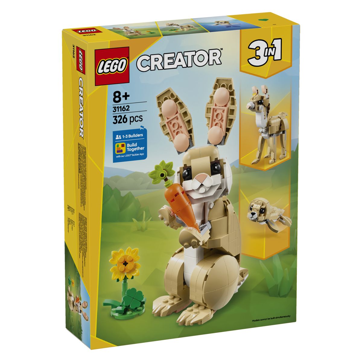 Lego Creator 31162 Ljubki zajček 3v1