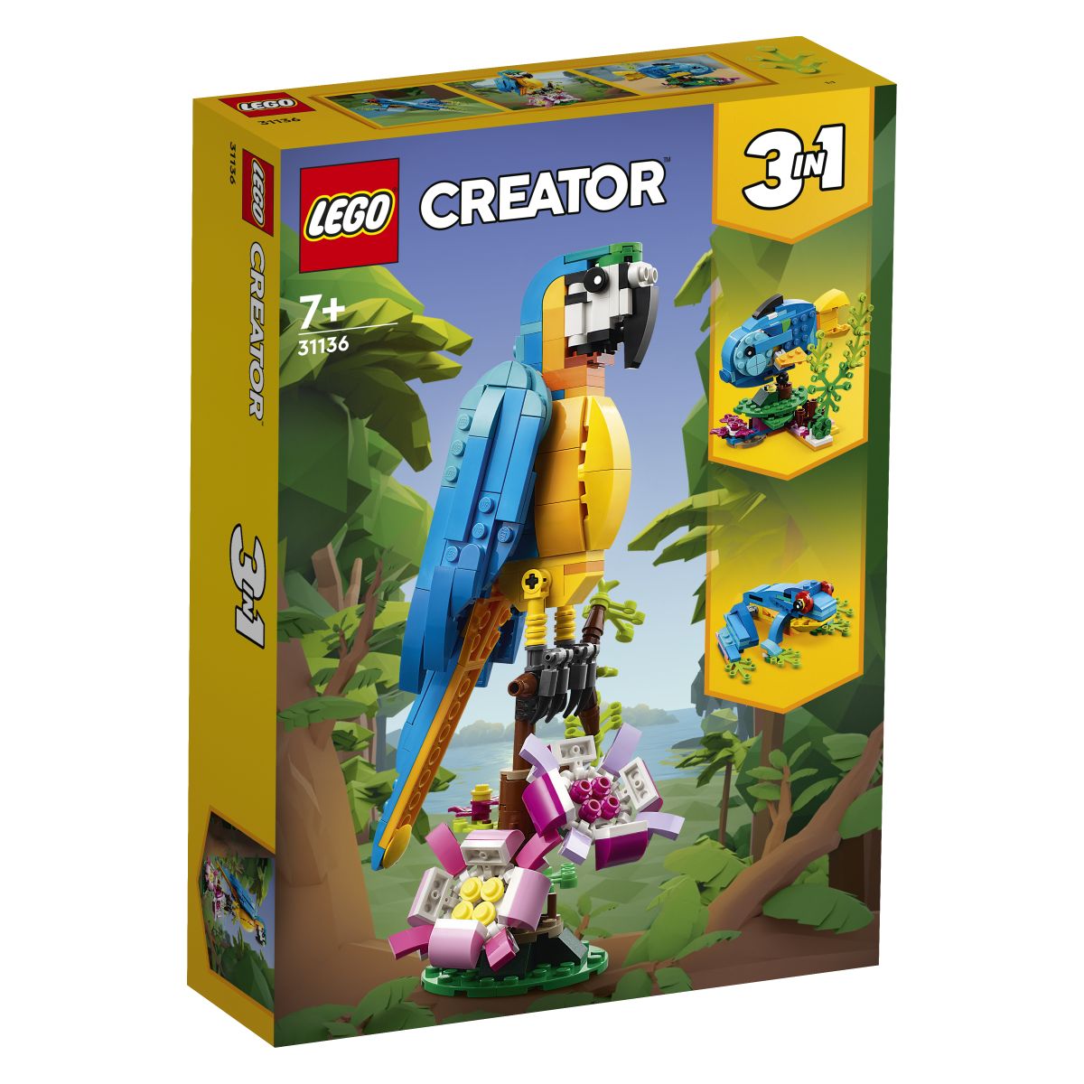 Lego Creator 31136 Eksotični papagaj 3v1