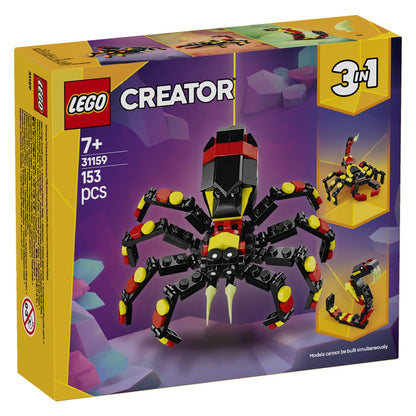 Lego Creator 31159 Divje živali: presenetljivi pajek 3v1
