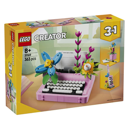 Lego Creator 31169 Pisalni stroj s cvetlicami 3v1