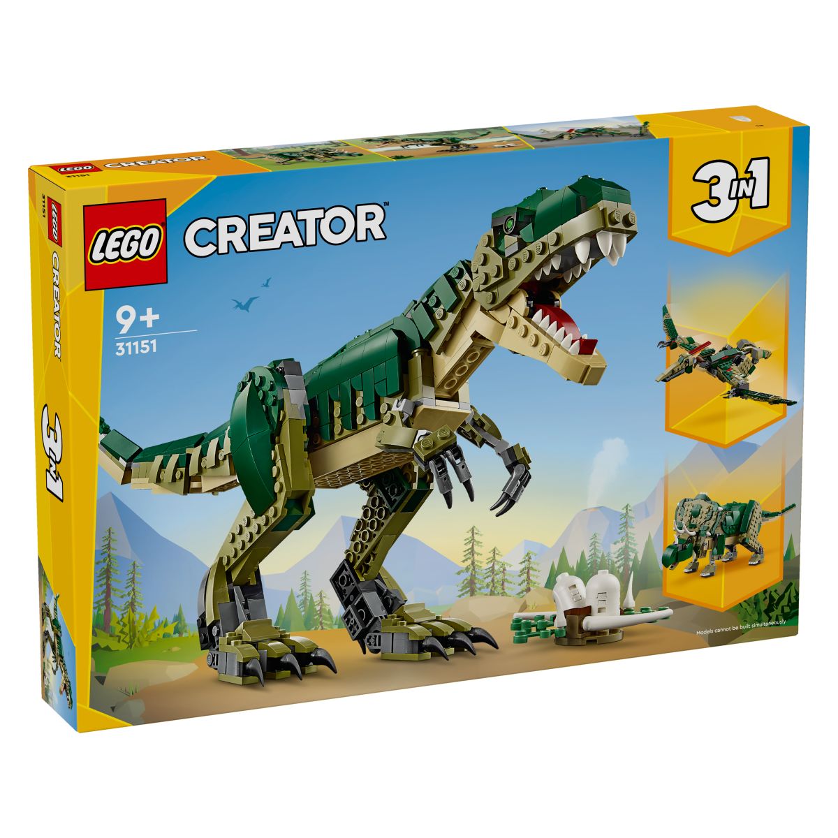 Lego Creator 31151 Tiranozaver 3v1