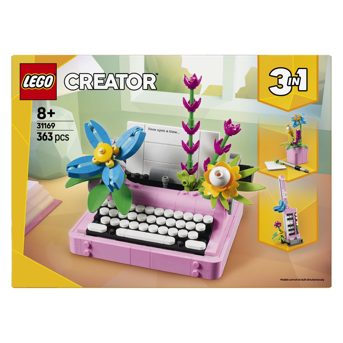 Lego Creator 31169 Pisalni stroj s cvetlicami 3v1