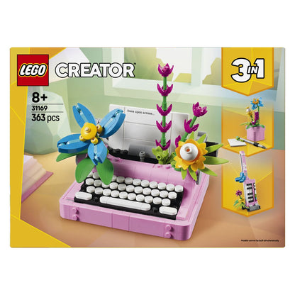 Lego Creator 31169 Pisalni stroj s cvetlicami 3v1