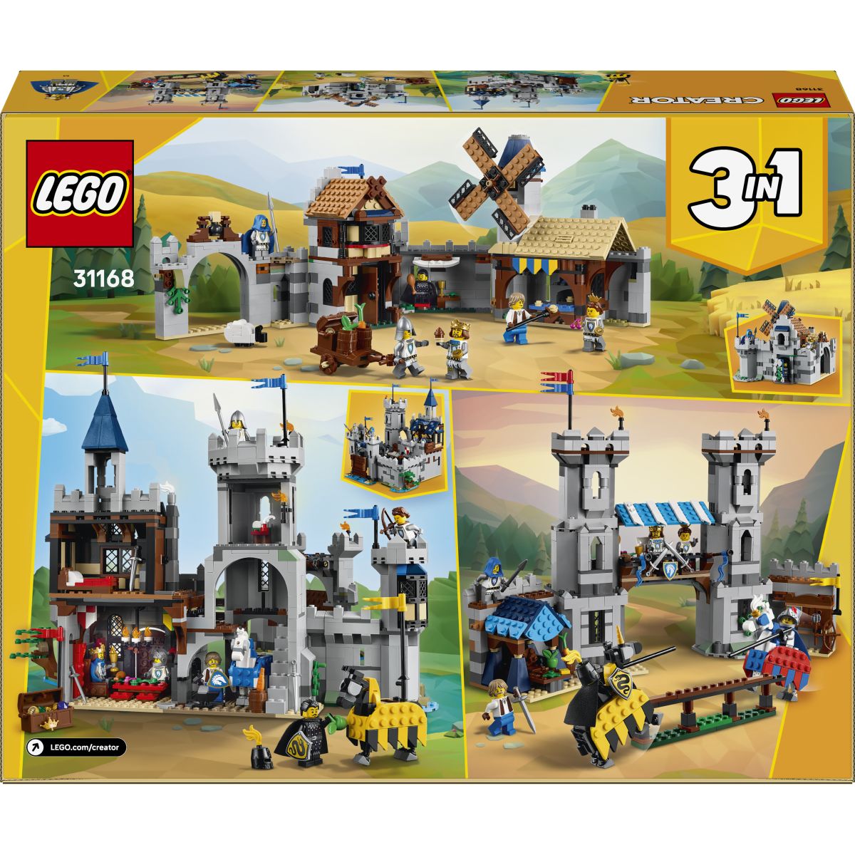 Lego Creator 31168 Srednjeveški grad viteza konjenika