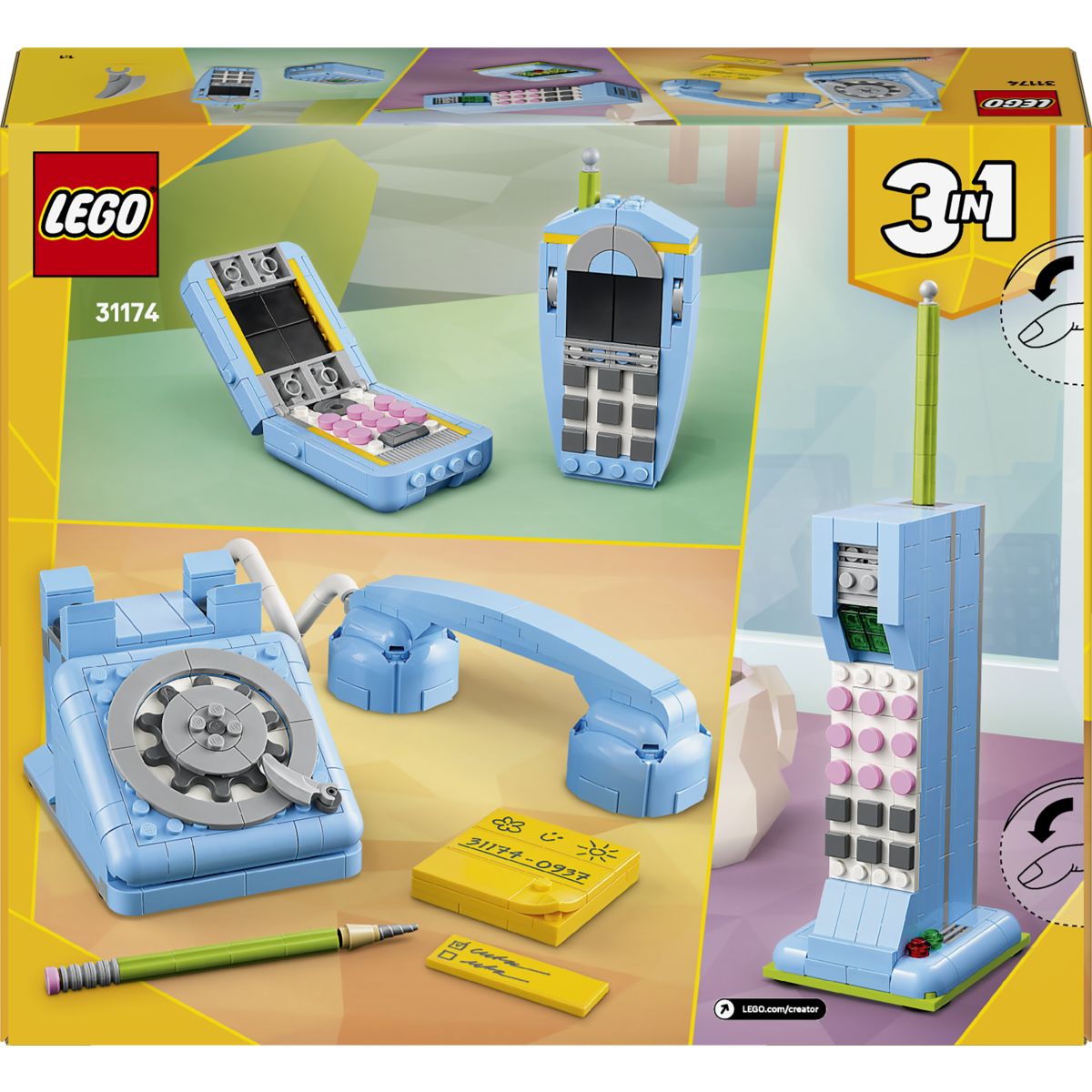 Lego Creator 31174 Retro telefon 3v1