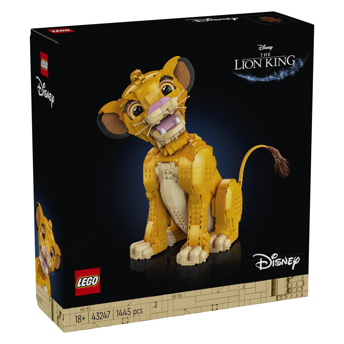 Lego Disney Classic 43247 Mladi Simba, kralj levov
