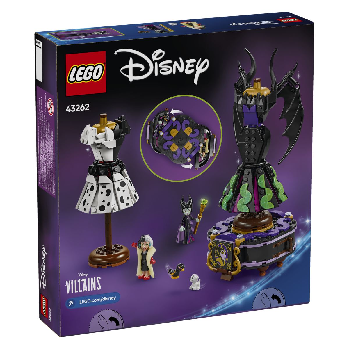 Lego Disney Classic 43262 Obleki Zlohotnice in Cruelle De Vil
