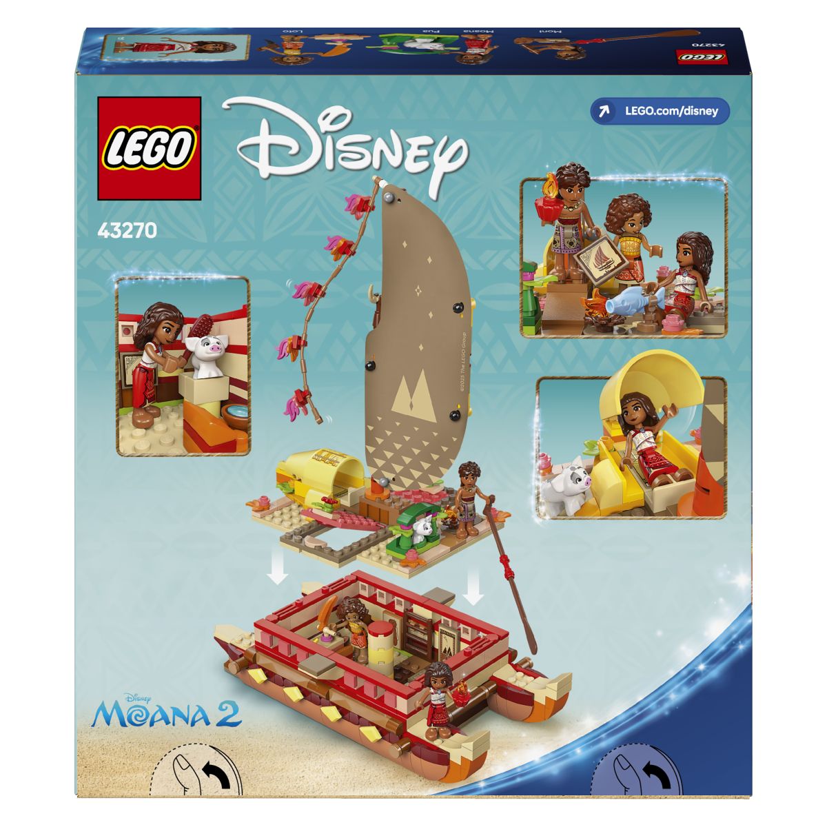 Lego Disney Princess 43270 Vaianina pustolovščina s kanujem