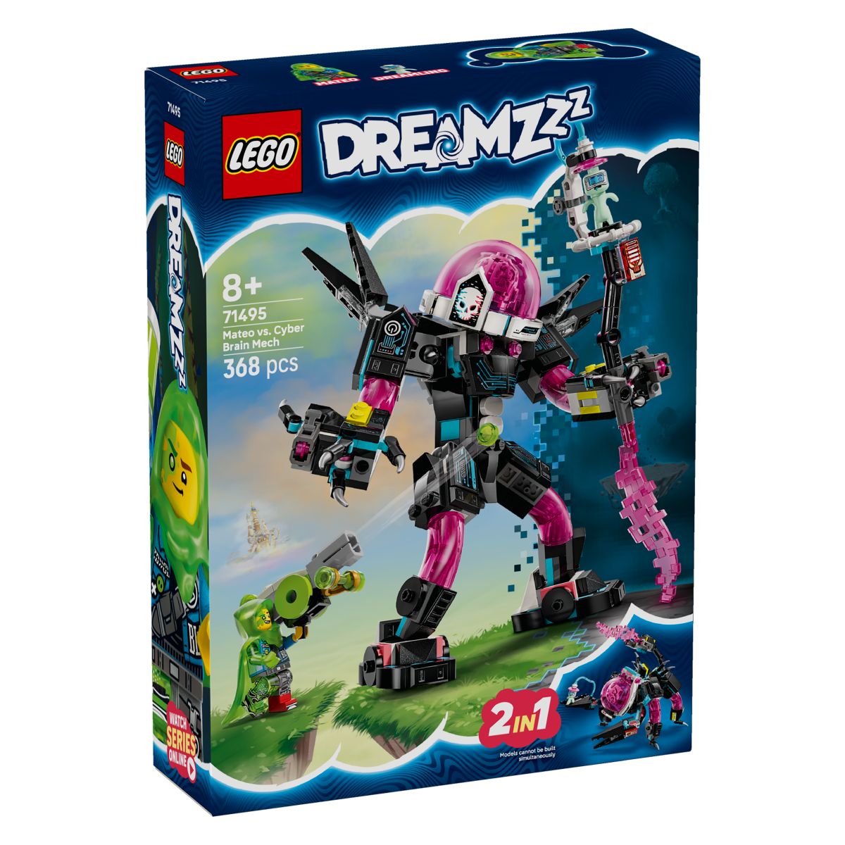 LEGO Dreamzzz 71495 Mateo proti Možganovemu robotskemu oklepu