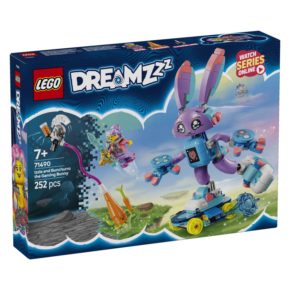 LEGO Dreamzzz 71490 Izzie in igričarski zajček Bunchurro