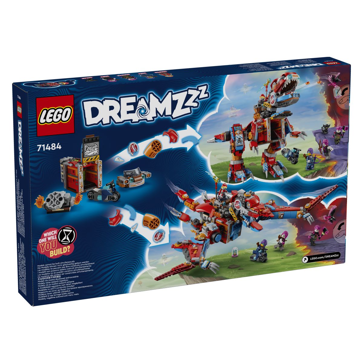 LEGO Dreamzzz 71484 Cooperjev robotski dinozaver C-zaver 2v1