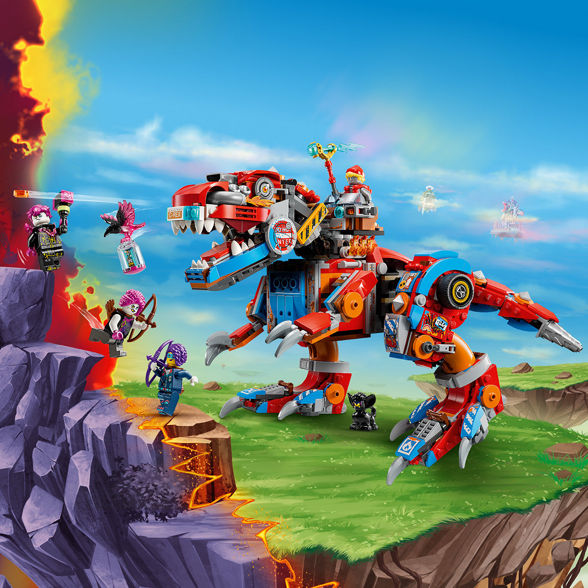 LEGO Dreamzzz 71484 Cooperjev robotski dinozaver C-zaver 2v1