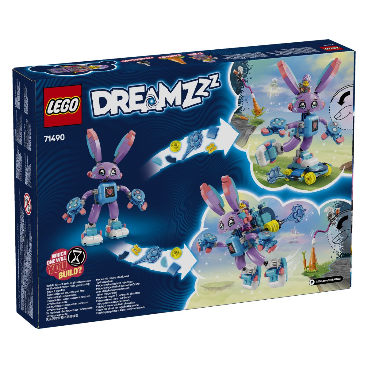 LEGO Dreamzzz 71490 Izzie in igričarski zajček Bunchurro