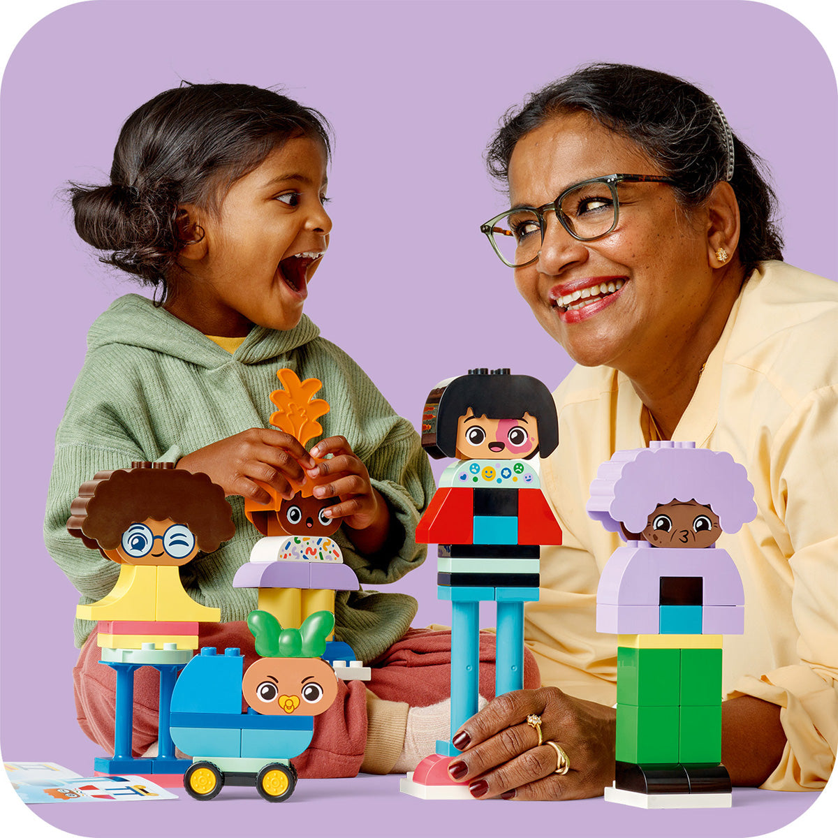 Lego Duplo 10423 Sestavljivi ljudje z močnimi čustvi