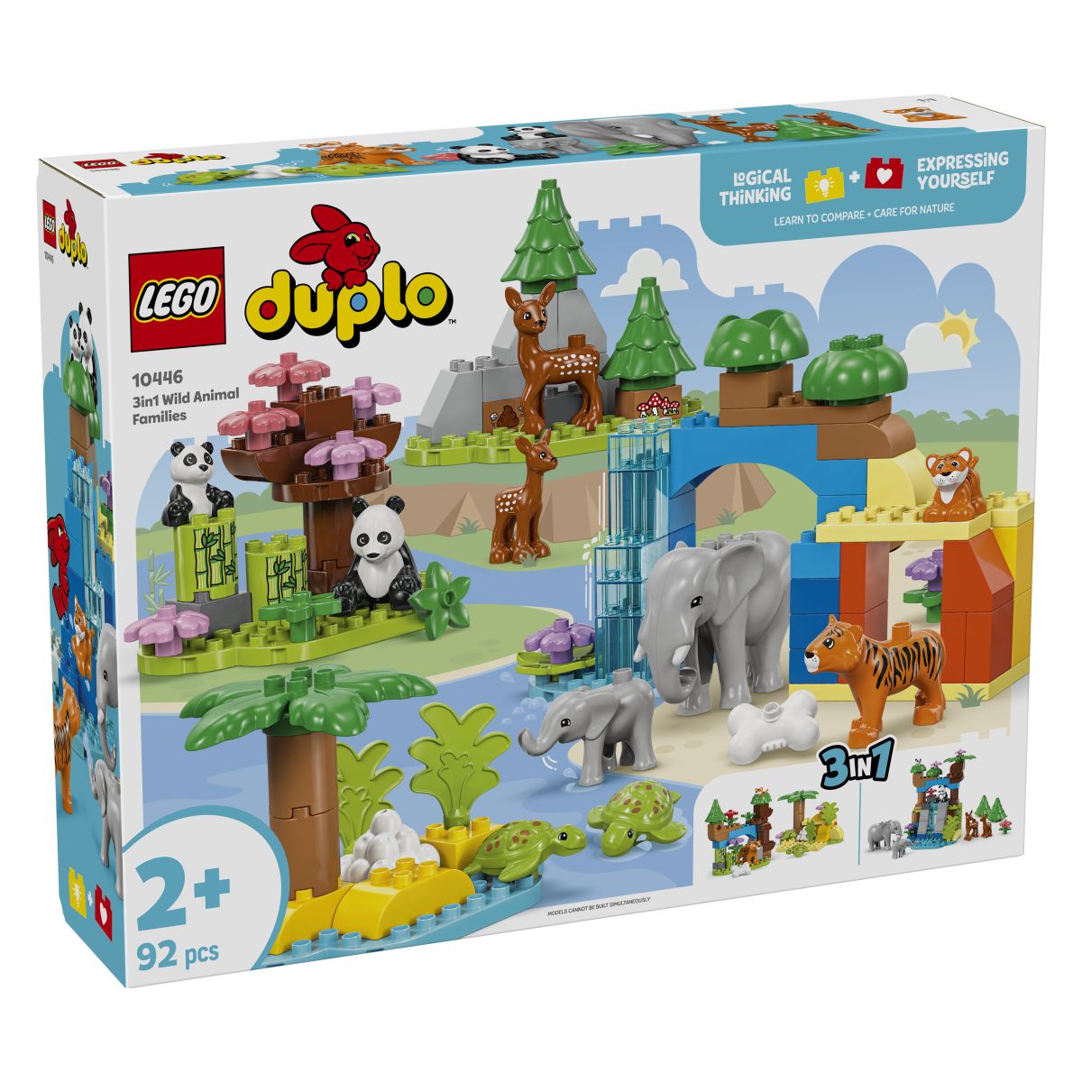 Lego Duplo 10446 Družine divjih živali 3v1