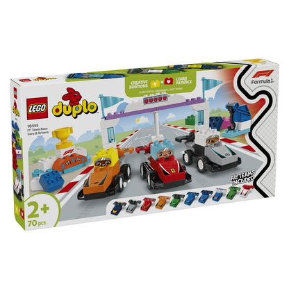 Lego Duplo 10445 Dirkalniki in dirkalci ekipe F1