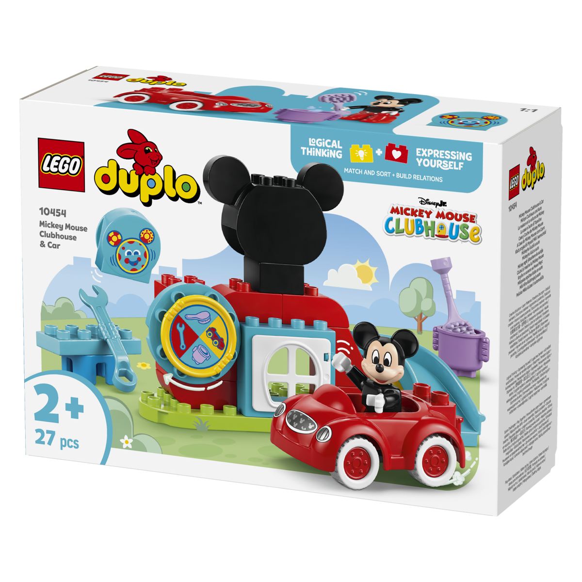 Lego Duplo 10454 Klubska hiša in avto Miki Miške