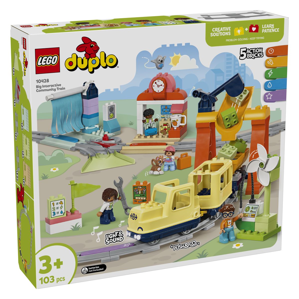 Lego Duplo 10428 Velik interaktiven skupni vlak