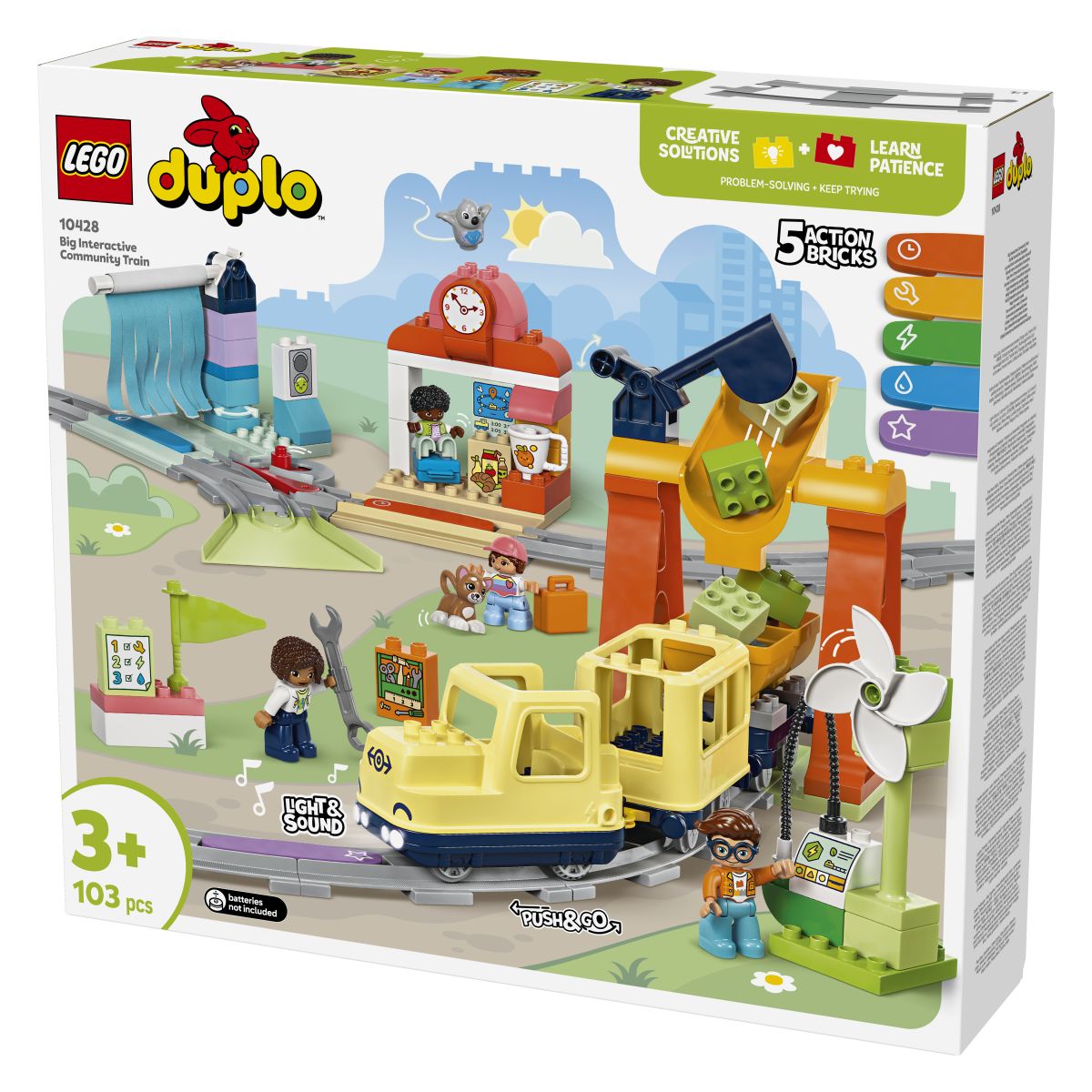 Lego Duplo 10428 Velik interaktiven skupni vlak