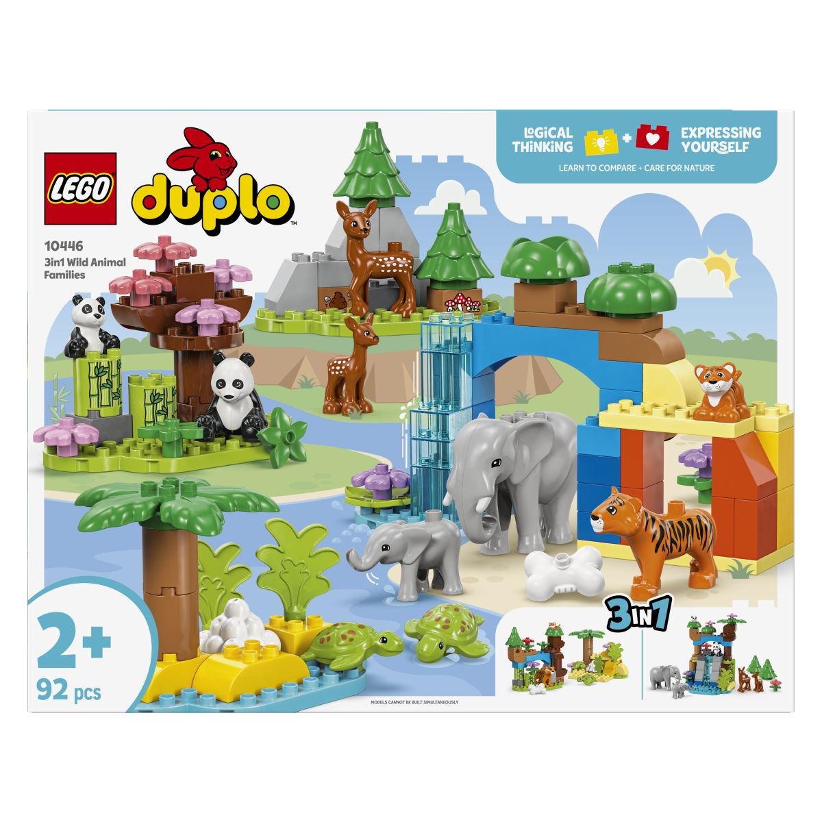 Lego Duplo 10446 Družine divjih živali 3v1
