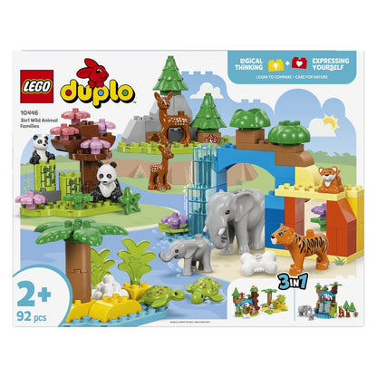 Lego Duplo 10446 Družine divjih živali 3v1