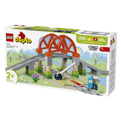 Lego Duplo 10426 Razširitveni komplet železniški most in tiri