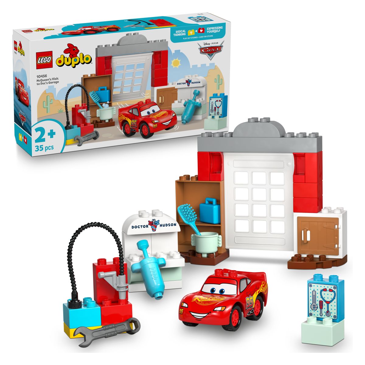 Lego Duplo 10456 McQueenov obisk Docove avtomehanične delavnice