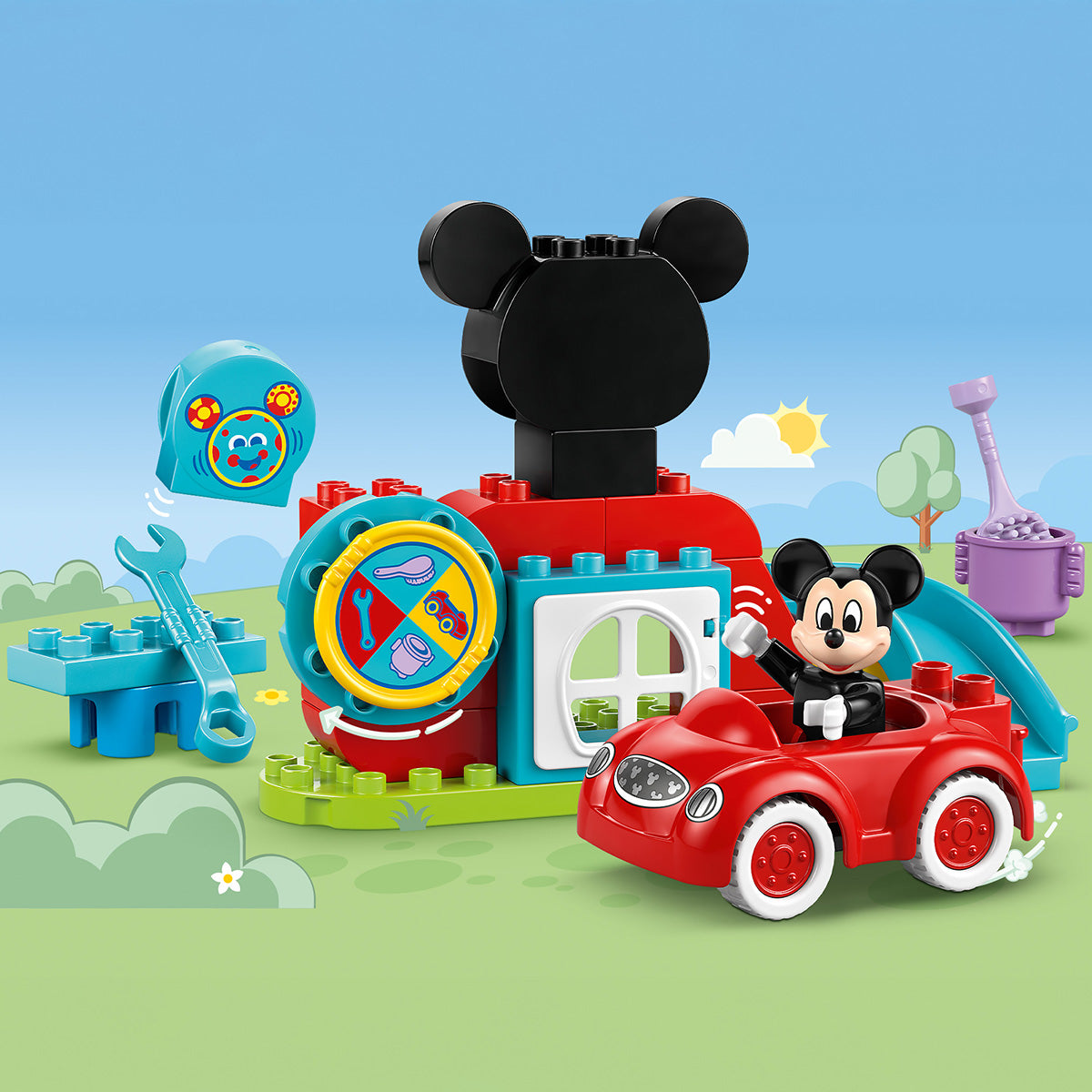 Lego Duplo 10454 Klubska hiša in avto Miki Miške