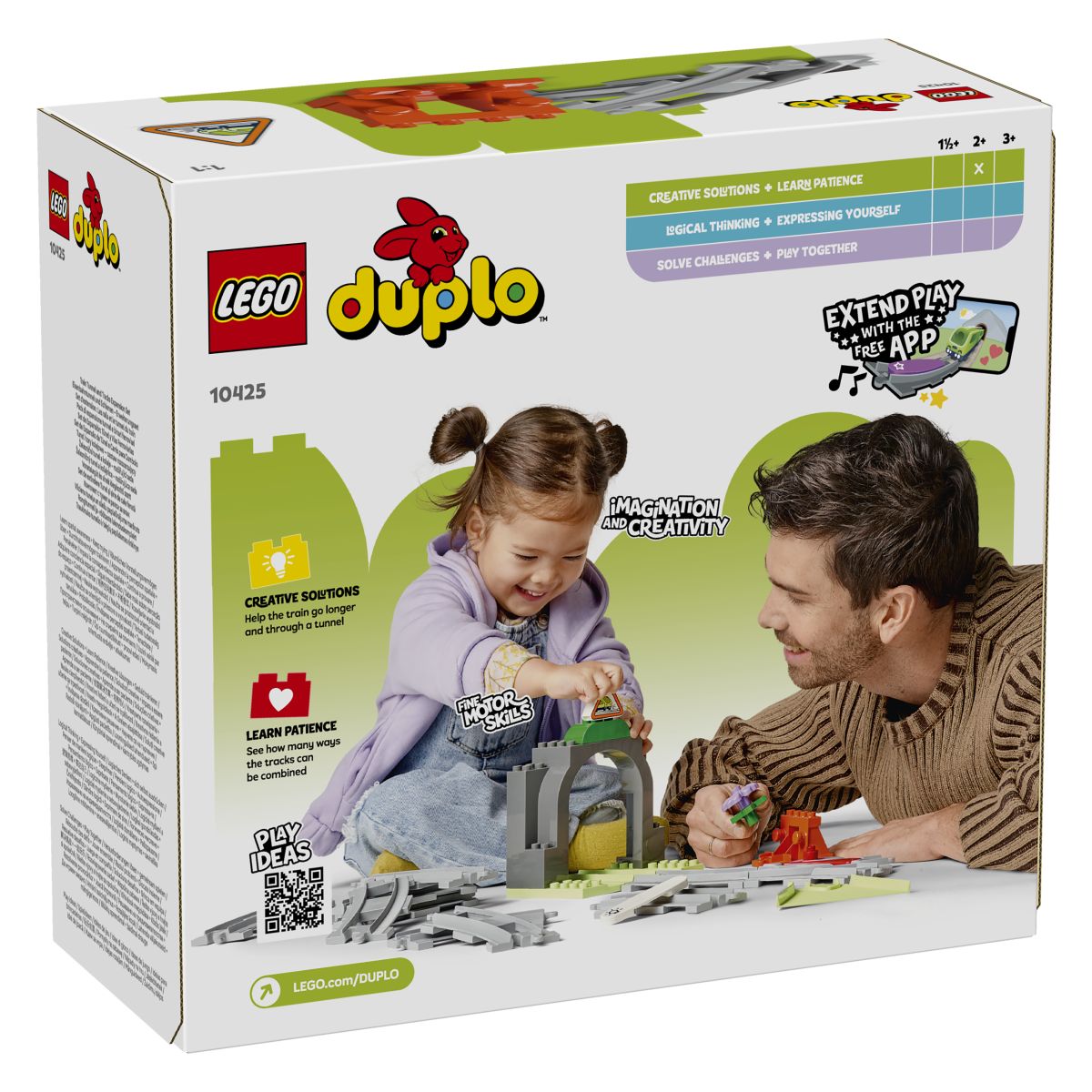 Lego Duplo 10425 Razširitveni komplet železniški predor in tiri