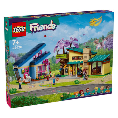 Lego Friends 42620 Družinski hiši Ollyja in Paisley