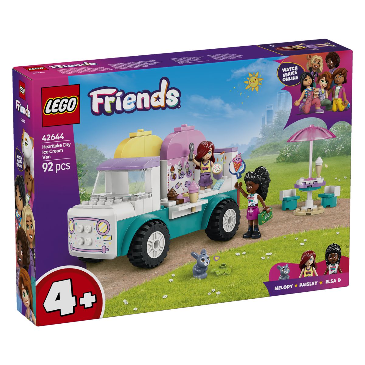 Lego Friends 42644 Sladoledarski kombi v Heartlake Cityju