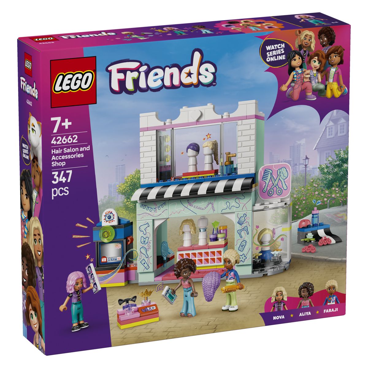 Lego Friends 42662 Frizerski salon in trgovina z modnimi dodatki