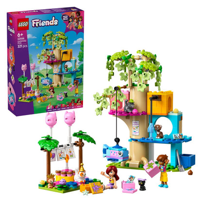 Lego Friends 42666 Mačja rojstnodnevna zabava in hiša na drevesu