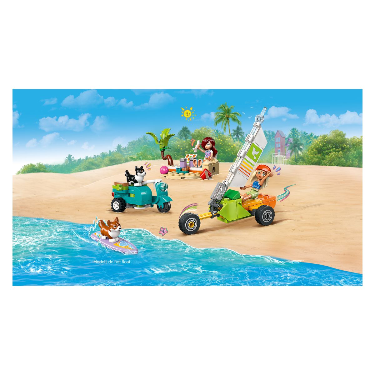Lego Friends 42641 Pustolovščina s srferskimi psički in skuterjem