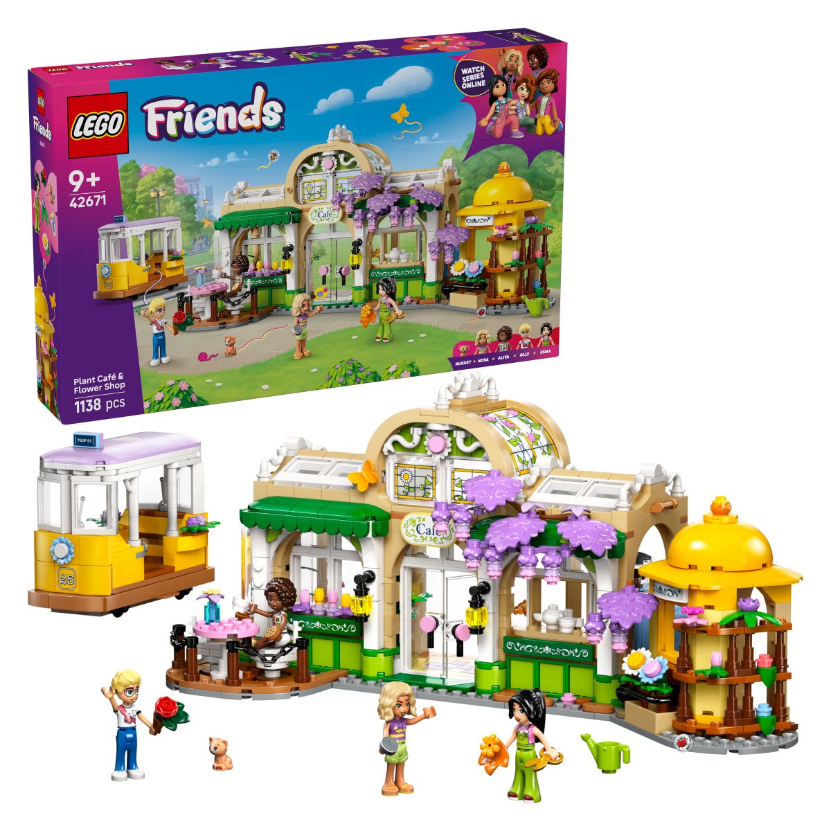 Lego Friends 42671 Rastlinska kavarna in cvetličarna