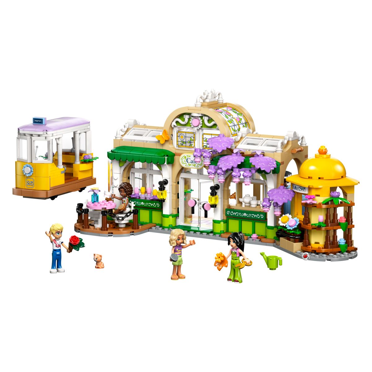 Lego Friends 42671 Rastlinska kavarna in cvetličarna