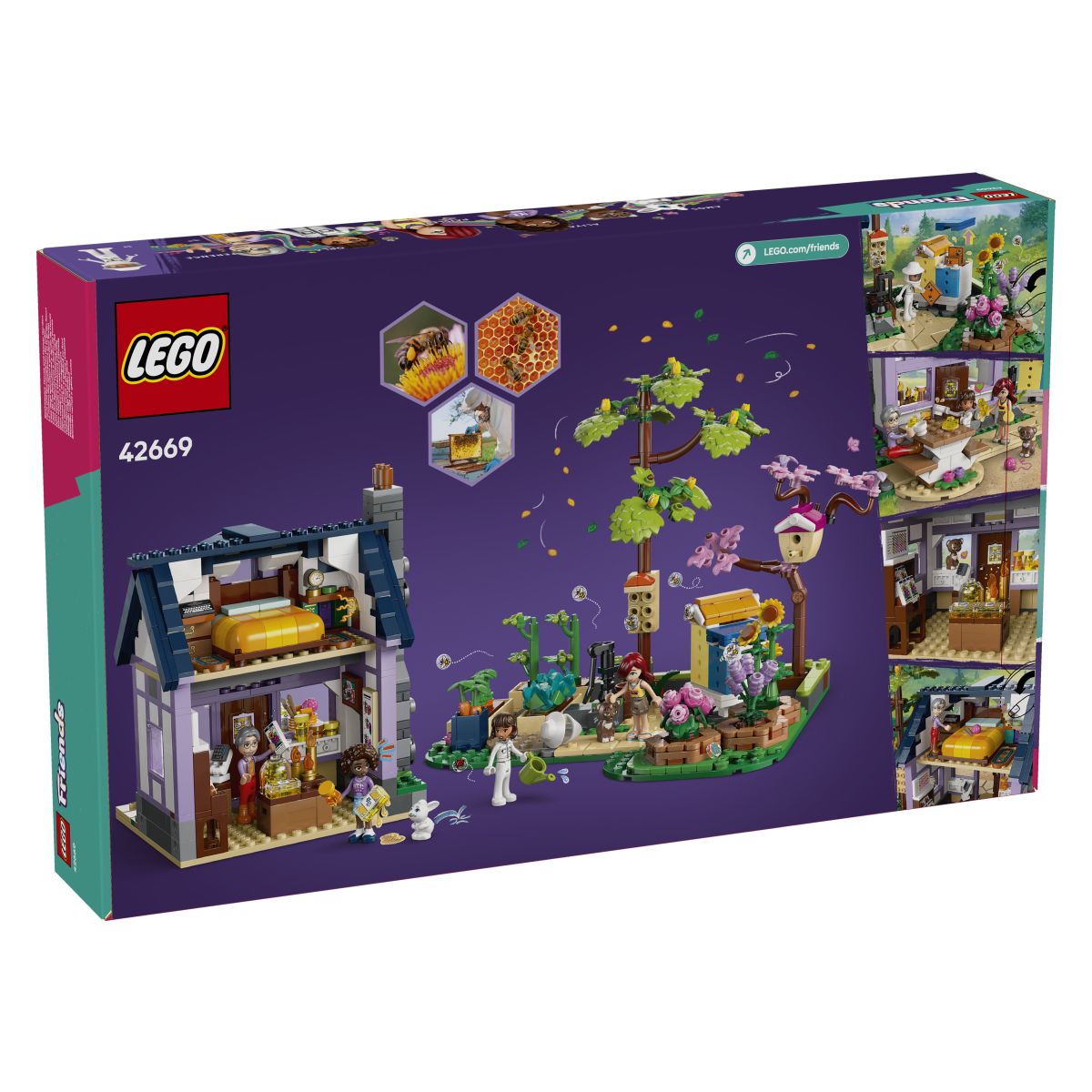 Lego Friends 42669 Čebelarjeva hiša in cvetlični vrt