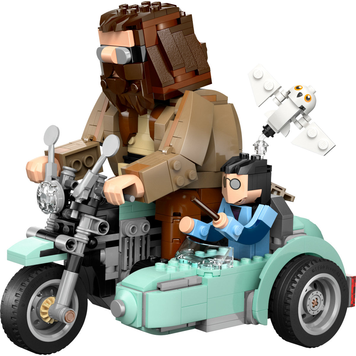 Lego Harry Potter 76443 Hagridova in Harryjeva vožnja z motornim kolesom
