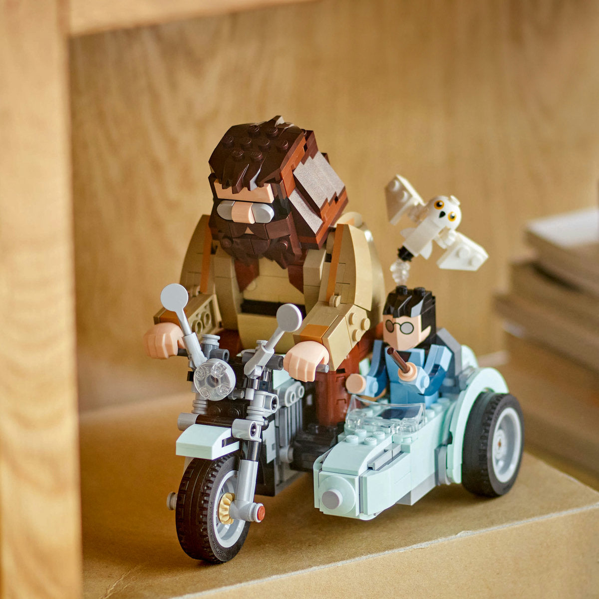 Lego Harry Potter 76443 Hagridova in Harryjeva vožnja z motornim kolesom
