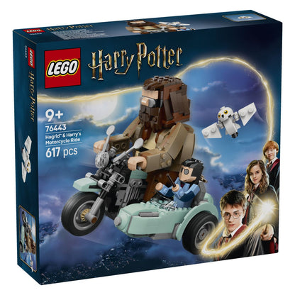 Lego Harry Potter 76443 Hagridova in Harryjeva vožnja z motornim kolesom