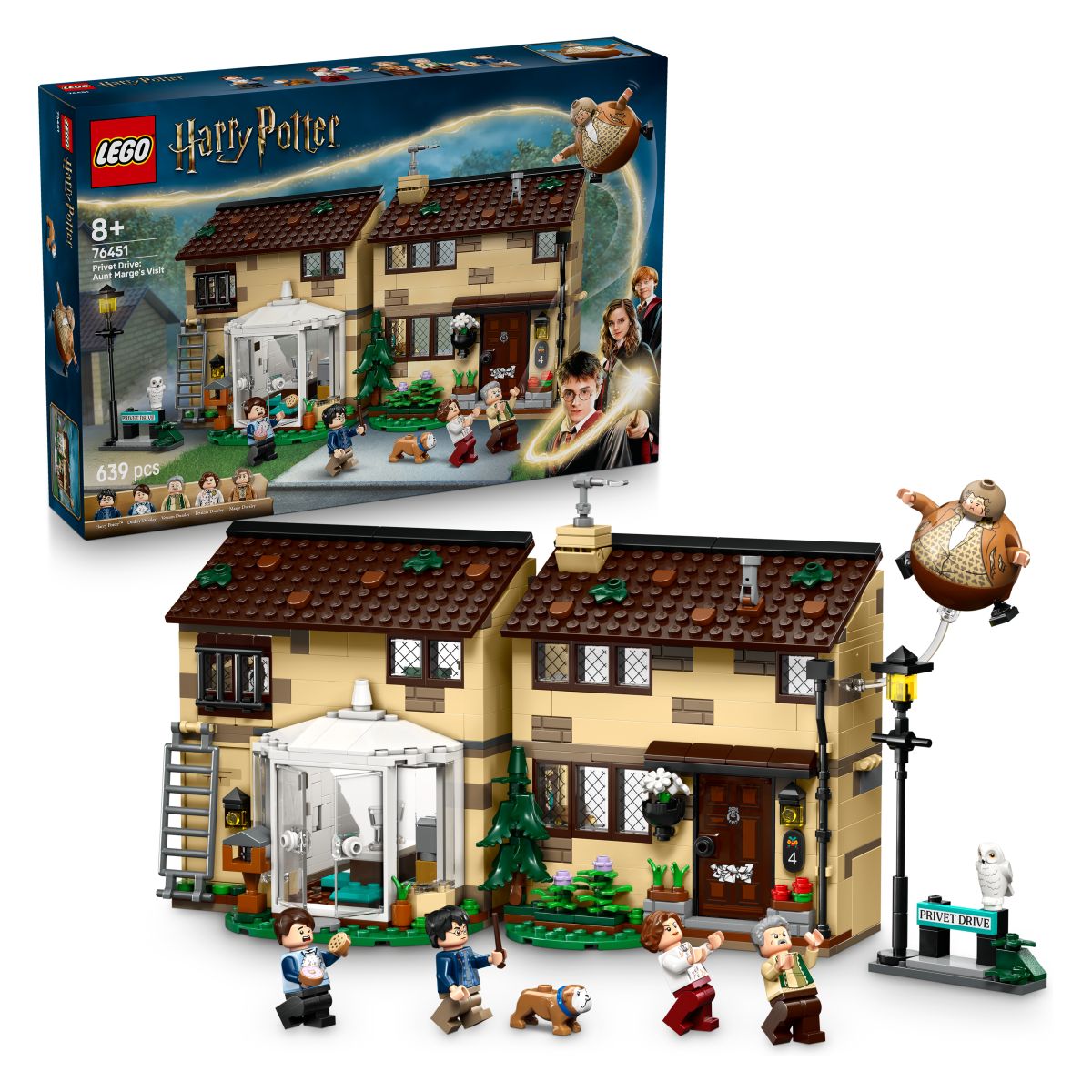 Lego Harry Potter 76451 Rožmarinova ulica: obisk tete Marge