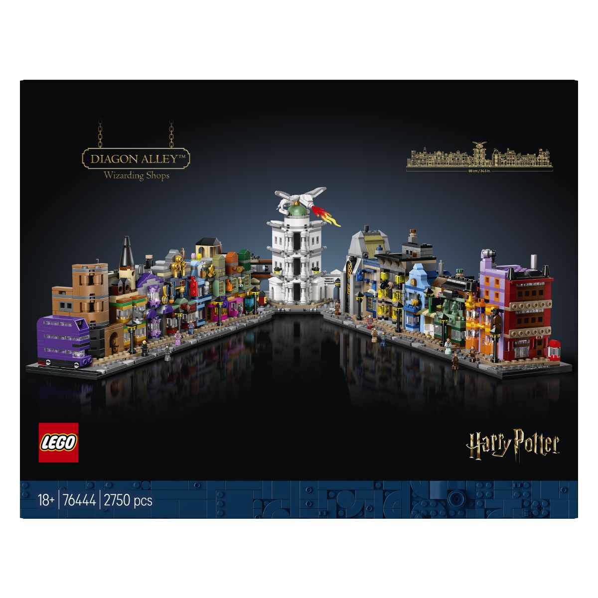 Lego Harry Potter 76444 Čarovniške trgovine na Prečni ulici