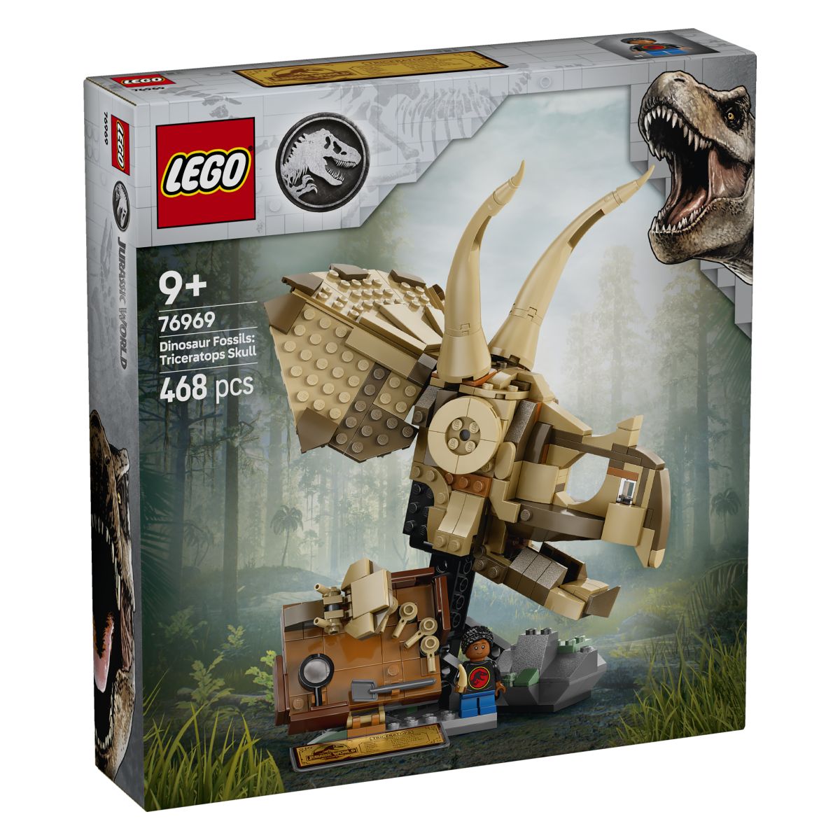 Lego Jurassic World 76969 Dinozavrski fosili: triceratopova lobanja