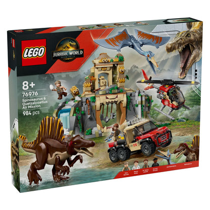 Lego Jurassic World 76976 Po zraku po spinozavra in quetzalcoatlusa